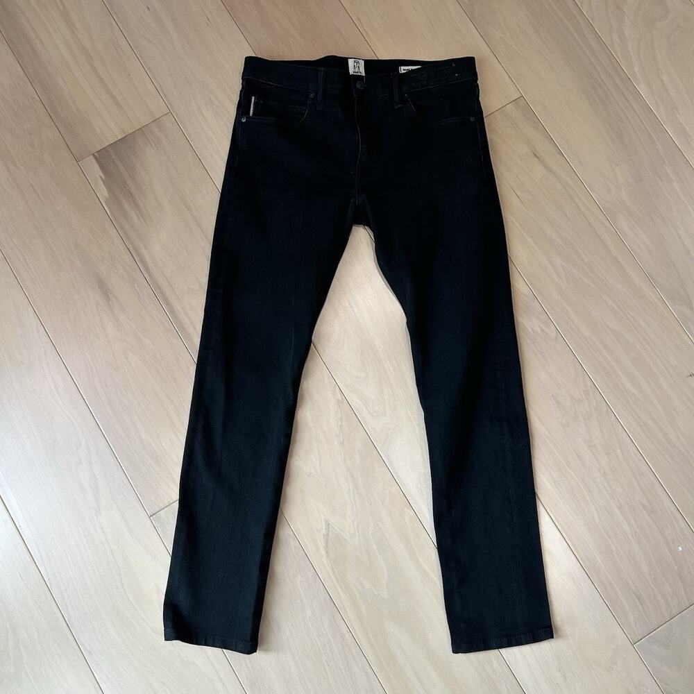 Hiroshi Kato The Needle Skinny 4way Black Raw Jean Men’s 32